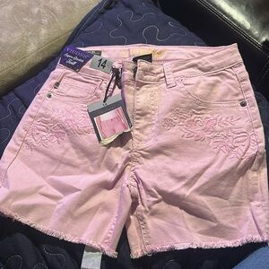 Vigoss adjustable size 14 girl pink shorts